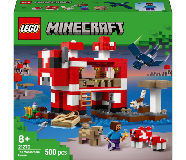 LEGO Minecraft 21270 Dom grzybowej krowy - 1283662 - zdjęcie